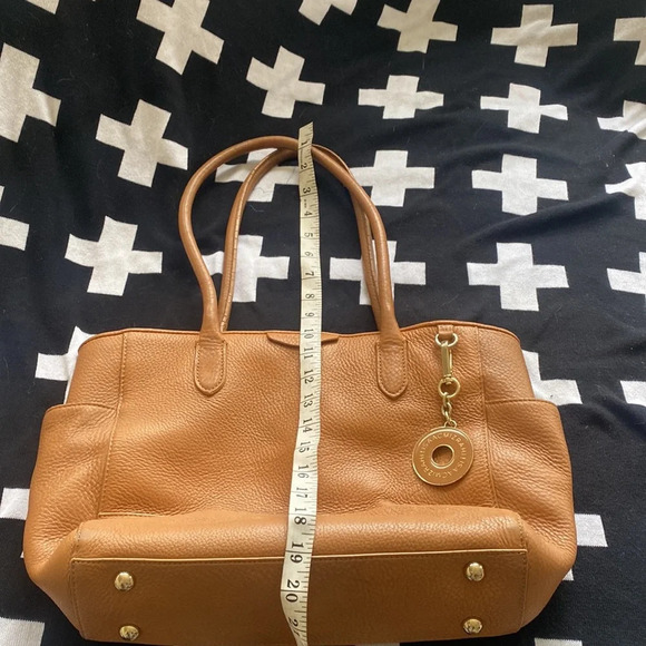 Isaac mizrah Tan pebble leather purse tote - Picture 9 of 11